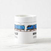 WAG-12B Lokomotive. Güterzug der indischen Eisenba Kaffeetasse (Mittel)