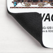 WAG-12B Lokomotive. Güterzug der indischen Eisenba Mousepad (Ecke)