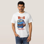 WAG-12B Lokomotive. Güterzug der indischen Eisenba T-Shirt (Vorne ganz)