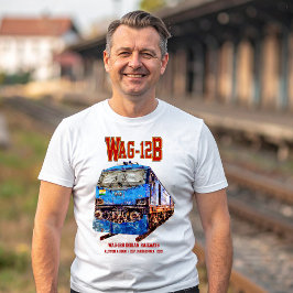 WAG-12B Lokomotive. Güterzug der indischen Eisenba T-Shirt