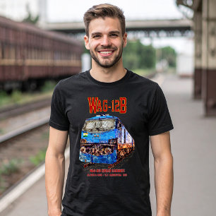 WAG-12B Lokomotive. Güterzug der indischen Eisenba T-Shirt