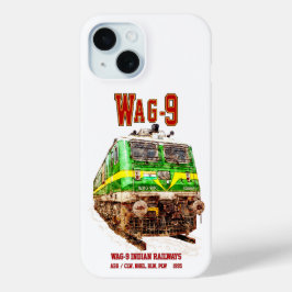 WAG-9 Lokomotive. Güterzug der indischen Eisenbahn Case-Mate iPhone Hülle