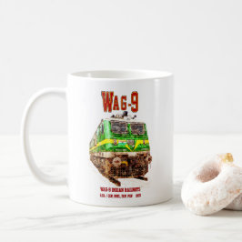 WAG-9 Lokomotive. Güterzug der indischen Eisenbahn Kaffeetasse