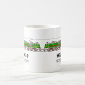 WAG-9 Lokomotive. Güterzug der indischen Eisenbahn Kaffeetasse (Mittel)