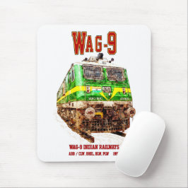 WAG-9 Lokomotive. Güterzug der indischen Eisenbahn Mousepad