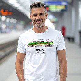 WAG-9 Lokomotive. Güterzug der indischen Eisenbahn T-Shirt