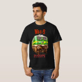 WAG-9 Lokomotive. Güterzug der indischen Eisenbahn T-Shirt (Vorne ganz)