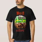 WAG-9 Lokomotive. Güterzug der indischen Eisenbahn T-Shirt (Vorderseite)