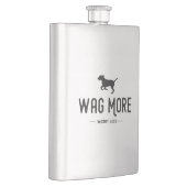 Wag mehr Besorgnis weniger Flachmann (Rechts)