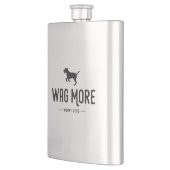 Wag mehr Besorgnis weniger Flachmann (Links)