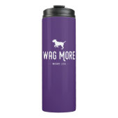 Wag mehr Besorgnis weniger Thermosbecher (Vorderseite)