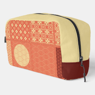 Wagara-Mix-Pattern-Patchwork Waschbeutel