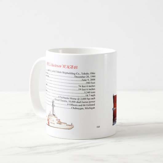 WAGB 83 Mackinaw Kaffeetasse (Vorderseite Links)