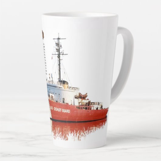 WAGB 83 Mackinaw red info latte Tasse (Rechte Ecke)