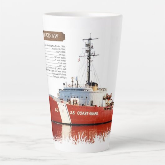 WAGB 83 Mackinaw red info latte Tasse (Vorderseite)