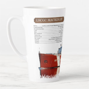 WAGB 83 Mackinaw red info latte Tasse