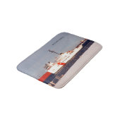 WAGB 83 Mackinaw white bathmat Badematte (Schrägansicht)