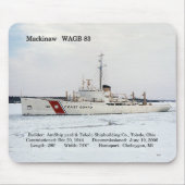 WAGB 83 Mackinaw white mousepad (Vorne)