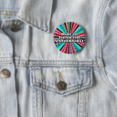 Wage es, das Undenkbare zu denken Button (Beispiel)