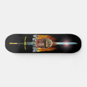 Wagemut- und Feuer-Skateboard Skateboard (Horizontal)