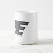 Wagemutig, mutig - Positive Vibes Motivation Kaffeetasse (Mittel)