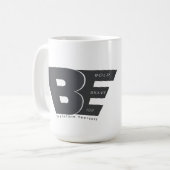Wagemutig, mutig - Positive Vibes Motivation Kaffeetasse (Vorderseite Links)