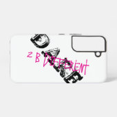 wagen, anders zu sein samsung galaxy hülle (Rückseite (Horizontal))