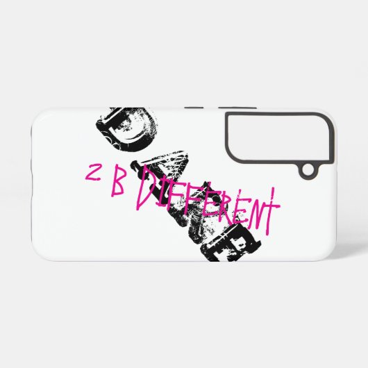 wagen, anders zu sein samsung galaxy hülle (Rückseite (Horizontal))