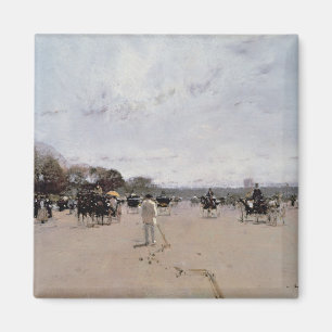 Wagen auf den Champions Elysees Magnet