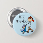 Wagen-Bruder-T-Shirts und Geschenke Button (Vorne & Hinten)