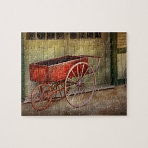 Wagen - Dieser alte rote Wagen Puzzle