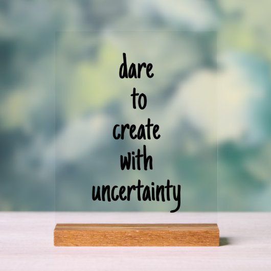 wagen, ein akrales Zeichen zu erstellen Acrylschild (Neutral)