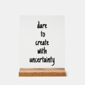 wagen, ein akrales Zeichen zu erstellen Acrylschild (Vorderseite)