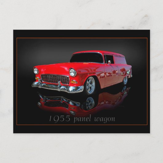 Wagen für 1955 postkarte (Vorderseite)