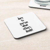 wagen, harten Kunststoff-Untersetzer zu verfolgen Getränkeuntersetzer (Linke Seite)