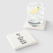 wagen Sie es, den Marble Stone Untersetzer zu verf (Seitenansicht)