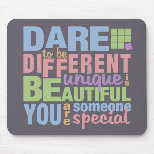 wagen Sie es, ein anderes benutzerdefiniertes Mous Mousepad (Vorne)