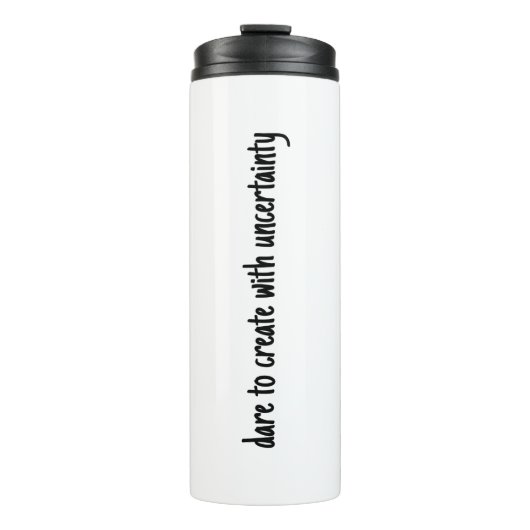 wagen Sie es, einen Wärmespeicher zu schaffen Thermosbecher (Vorderseite)