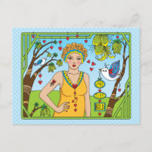 wagen Sie es, fett_ Postcard zu sein