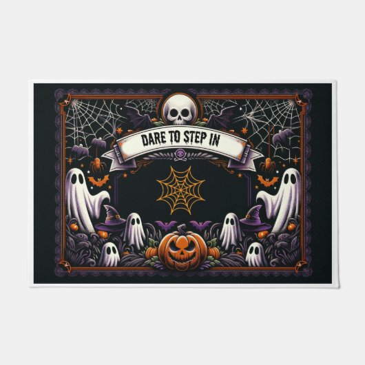 wagen Sie es, in Halloween Doormat zu treten Fußmatte (Vorderseite)