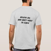 WAGEN Sie mich sagen, was ich denke T-Shirt (Rückseite)