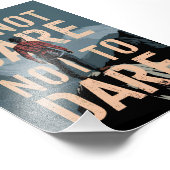 wagen Sie nicht, es nicht zu wagen Fotodruck (Ecke)