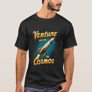 Wagen Sie sich in das Cosmos-Raketen-Weltraum-Expl T-Shirt