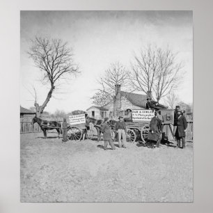 Wagen und Kamera von Sam A Cooley Fotograf Poster