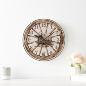 Wagenhalle mit Abdeckung der Wagenhalle Große Wanduhr (Zuhause)