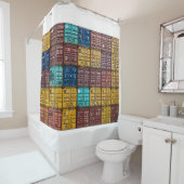 Wagenheber Duschvorhang (Beispiel)