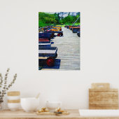 Wagenheber-Feuerinsel-Plakatwerbung Poster (Küche)