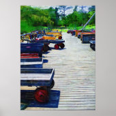 Wagenheber-Feuerinsel-Plakatwerbung Poster (Vorne)