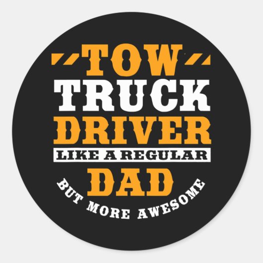 Wagenheber für die Erholung des Zugfahrzeugs für d Runder Aufkleber (Vorderseite)