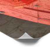 Wagenrad Detail Poster (Ecke)